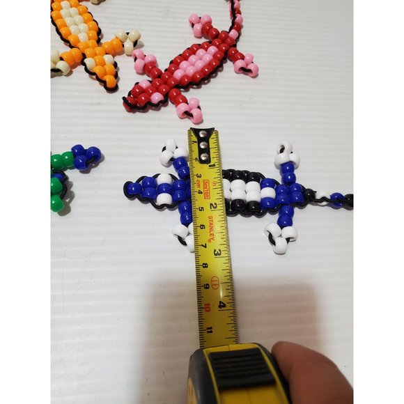 Pony Bead Lizard Keychain. Animal Keychain. Best Friend Keychain. Throwb… - Picture 8 of 9